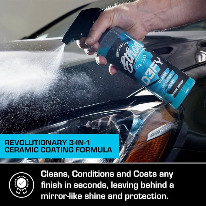Ethos Defy - 3 in 1 Ceramic Coating - Waterless Car Wash Spray & Wax - Car Wax - Image 7