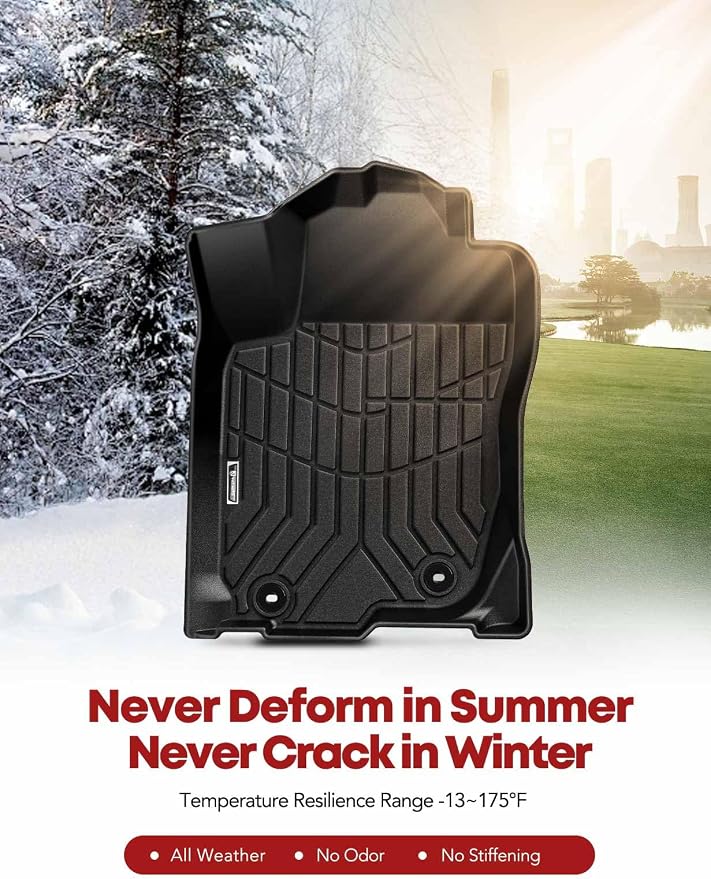 YHTAUTO Floor Mats Fit 2013-2018 Toyota RAV4, TPE All Weather Car Mats - Image 8