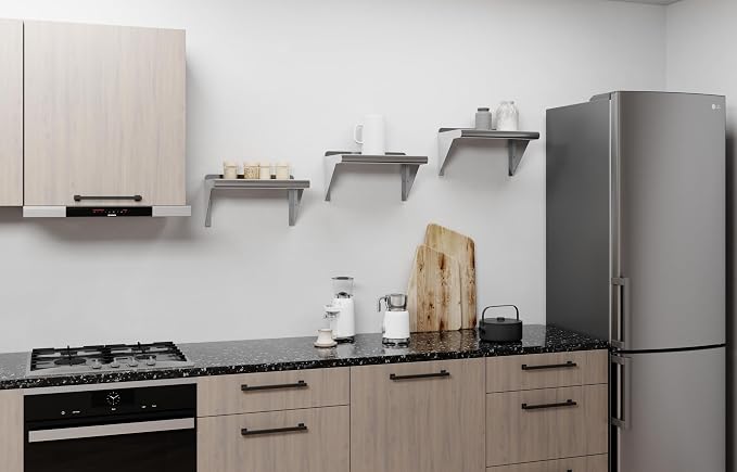 AmGood 10" X 16" Stainless Steel Wall Shelf | Metal Shelving | Garage, Utility - Image 7