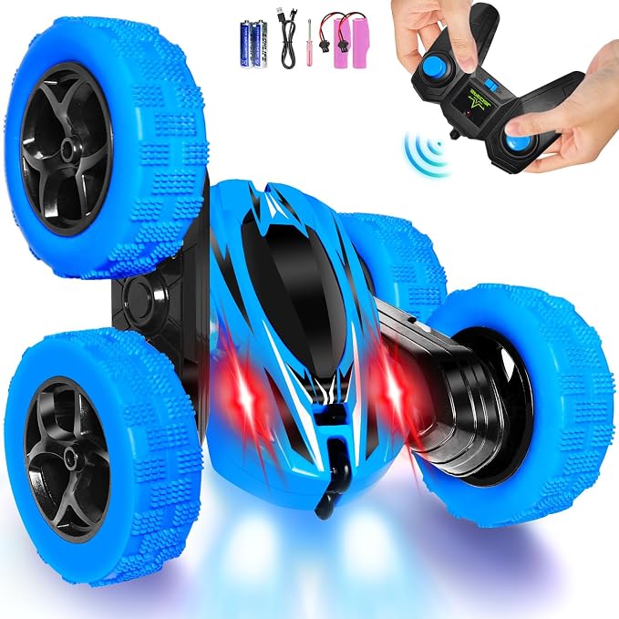 FREE TO FLY Remote Control Car Boys Toys: 360 Flip Rc Cars 2.4Ghz Double-Sided by FREETOFLY