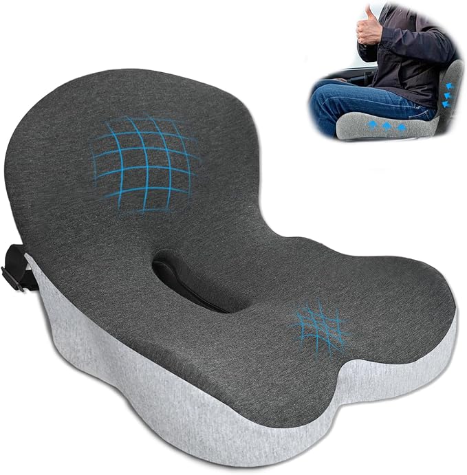 Memory Foam Seat Cushion, Office Chair Cushion by Unknown
