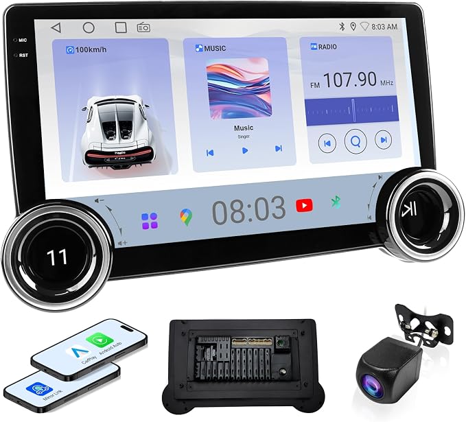 10.1" Wireless CarPlay & Android Auto Car Stereo by Haudio