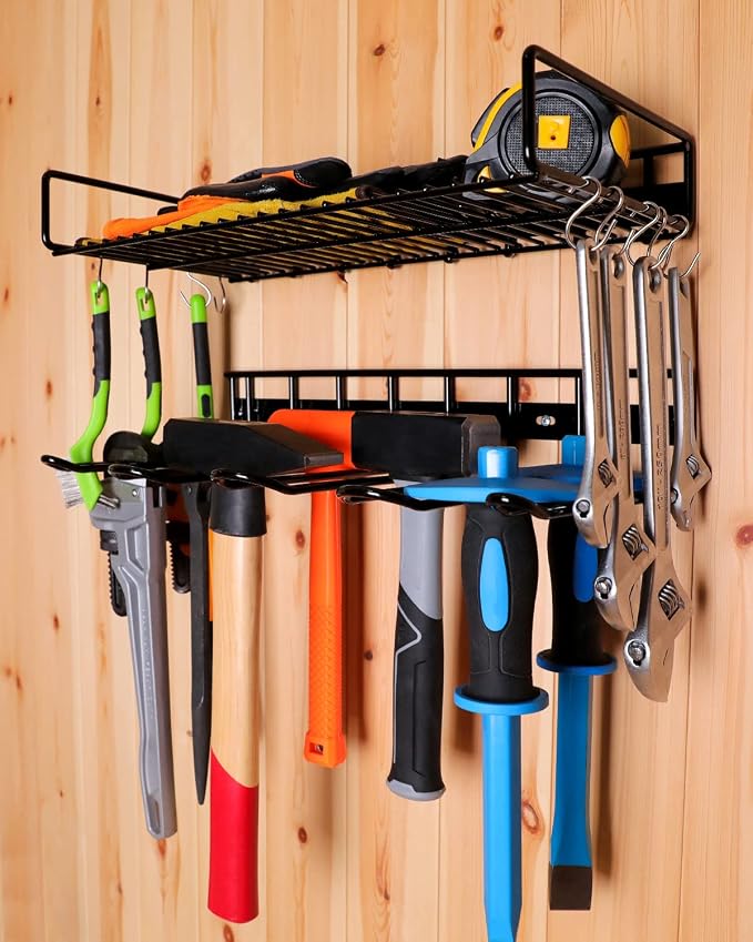 UNITEDPOWER Wall Mounted Power Tool Organizer Holder, Heavy Duty Utility - Image 2