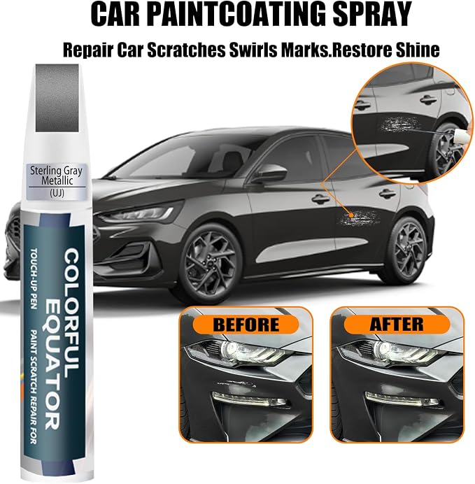 UJ Sterling Gray Metallic Touch Up Paint - Image 2