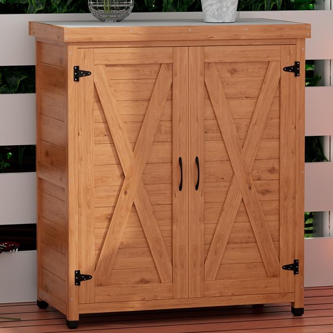 Outdoor Storage Shed Waterproof, Potting Shed by Zjjseloru