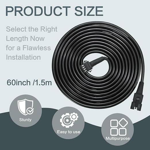 8 Pcs 4 Pin RGB Extension Cable RGB Wire - Image 2