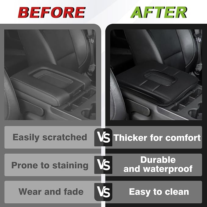 Muslogy Center Console Armrest Cover Compatible - Image 7