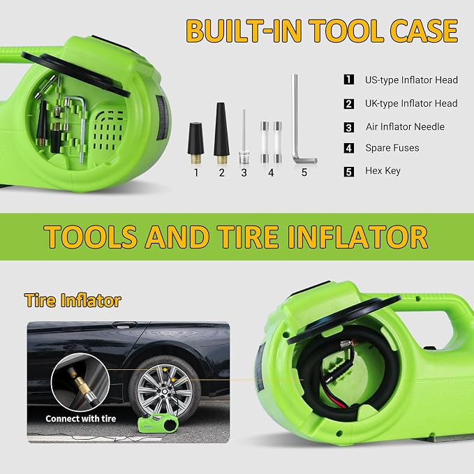 Electric Car Jack Kit 5Ton 12V Car Jack Hydraulic - Image 4