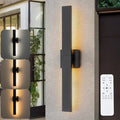 Modern Outdoor Wall Light 3CCT Dimmable LED Outdoor Sconce Lights by Zicbol