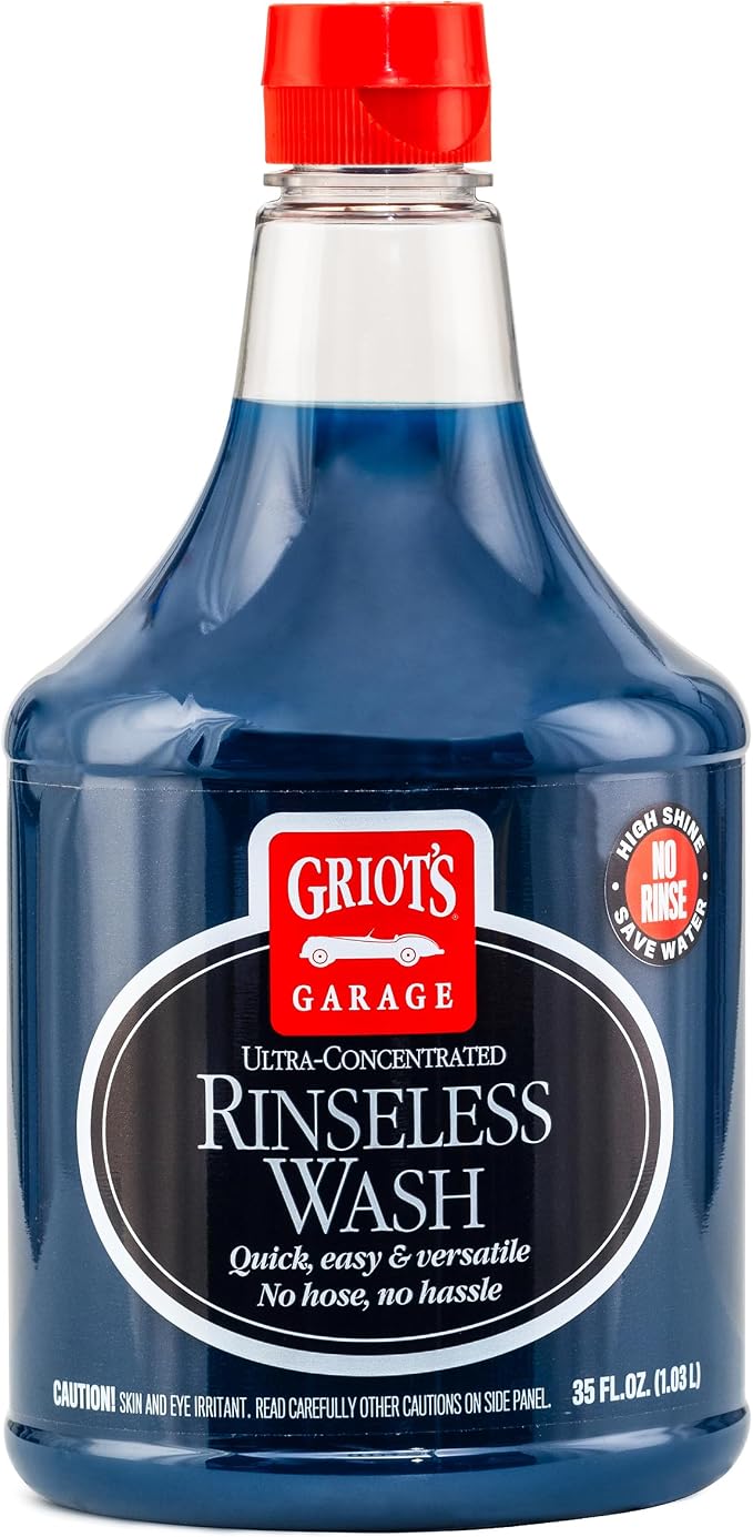 Griot's Garage Rinseless Wash for Car Cleaning and Detailing, No-Rinse Vehicle by GriotsGarage