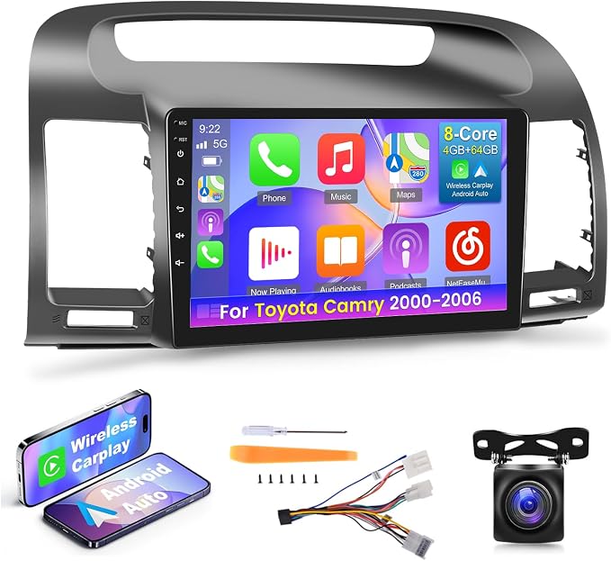 Car Radio for Toyota Camry 2000-2006 by NHOPEEW