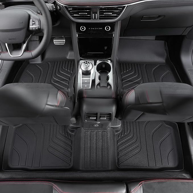 Floor Mats Set for Ford Escape 2020-2024 2025 Accessories, Full Coverage All - Image 3