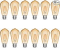 LED Edison Bulb 4W, Antique 40W Vintage Edison Bulb, E26 Light Bulb Non by NOTOC
