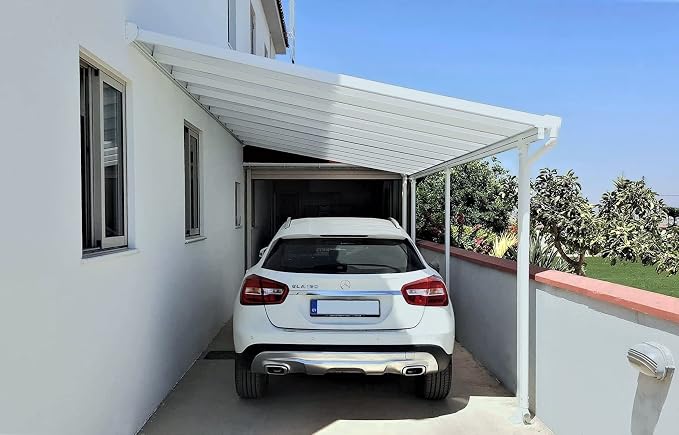 Palram - Canopia Feria 13 Ft. x 26 Ft. Carport Aluminum Metal Frame and - Image 4