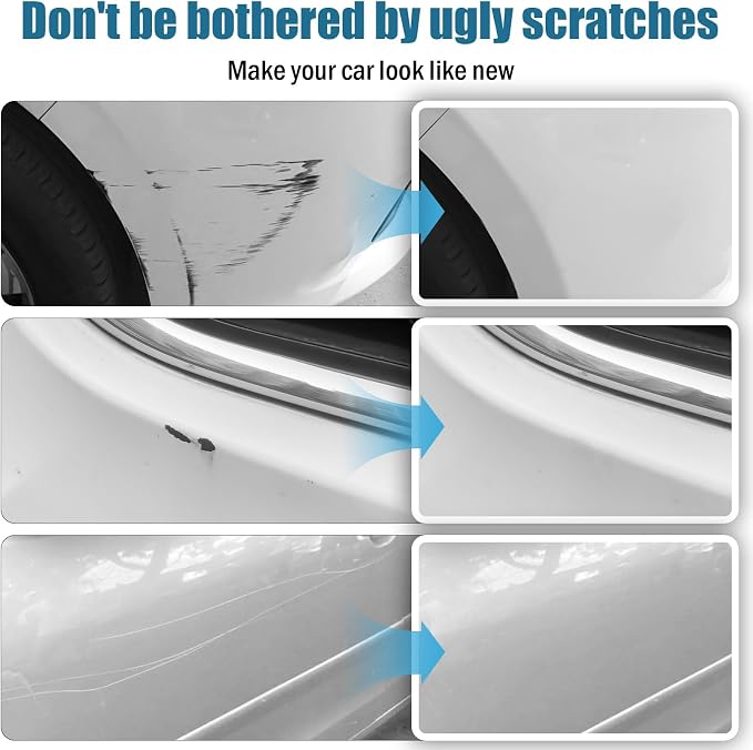 White Car Paint Touch Up, Car Scratch Repair Pen, Color Accurate Automotive - Image 2