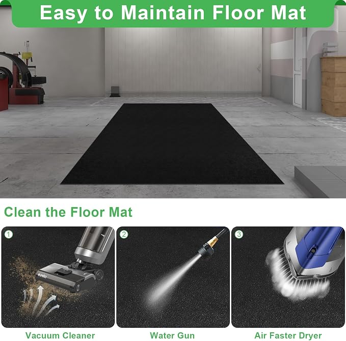 Golf Cart Parking Mat 9.84 ft. x 4.92 ft, 1.6MM Thickened Oil Absorbent - Image 6
