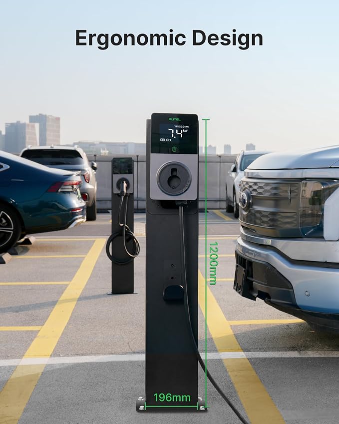 Autel Ev Charger Connector Pedestal, Freestanding Electric Car Charging - Image 5