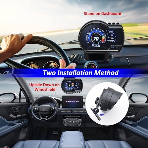 KAOLALI Car HUD Head Up Display, Car HUD Display - Image 7
