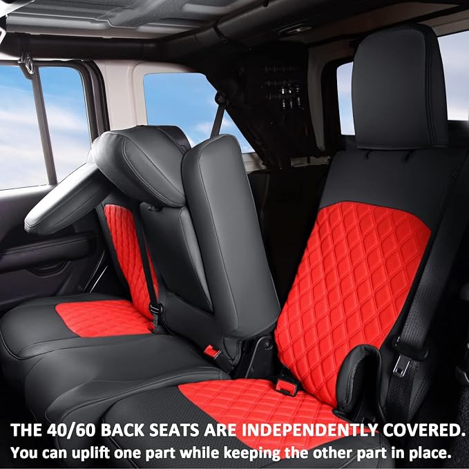 GIANT PANDA Fit Full Set Car Seat Covers - Image 8