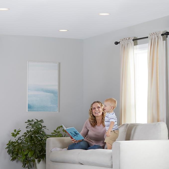 Amazon Basics Smart BR30 LED Light Bulb, Dimmable Soft White, Works - Image 8