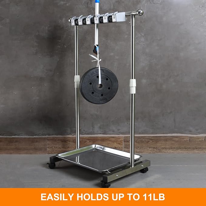 Stainless Steel Mop and Broom Holder - Image 6