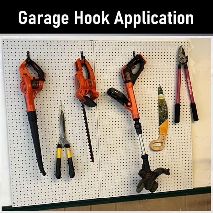 Heavy Duty Garage Storage Hooks, 3.4Inch J Utility Garage Wall Hooks - Image 5