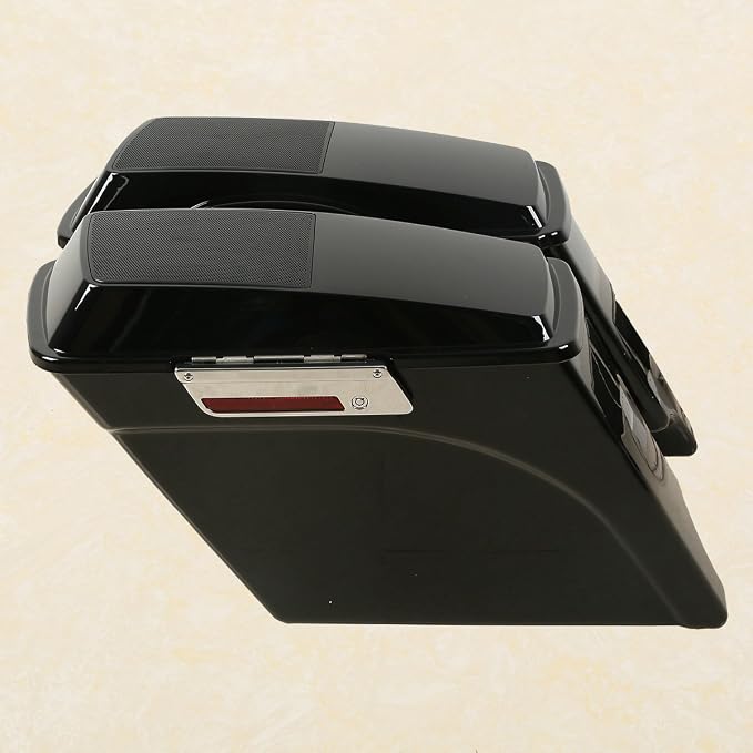 XFMT 5" Stretched Saddlebags Extended Saddle Bags W/ 6x9 Speaker Llids - Image 2