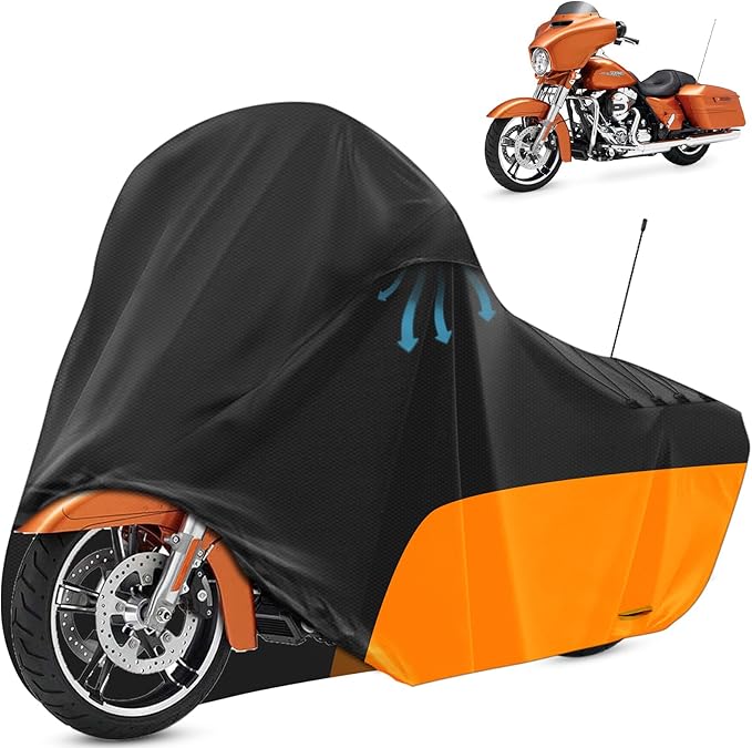 Motorcycle Cover, with Vents Dirt Bike Cover, by Tokept