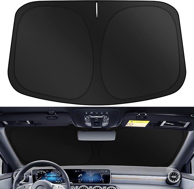 XHRING Windshield Sun Shade Sunshade Compatible - Image 3