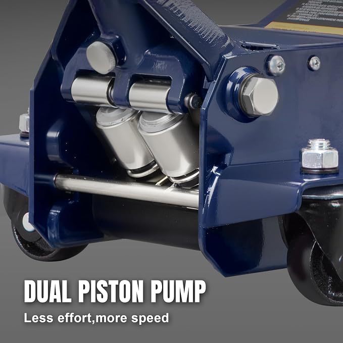 TCE Hydraulic Floor Jack with Dual Quick Lift Pump, 4 Ton Capacity, Lifting - Image 3