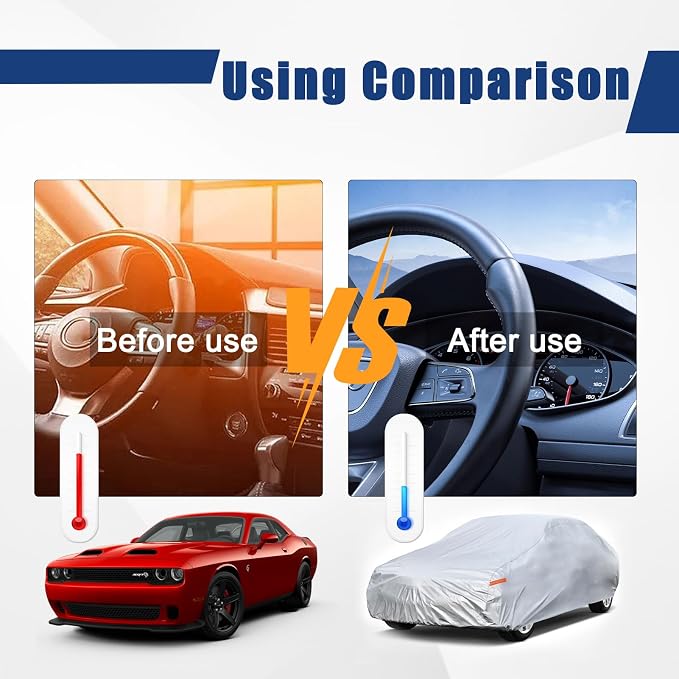 Kayme 6 Layers Car Cover Custom Fit - Image 4