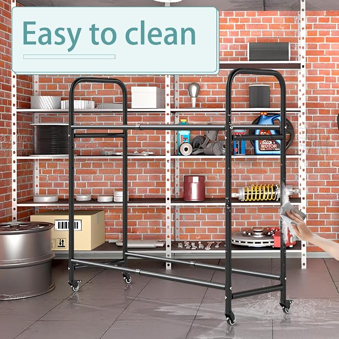 Hershii Tire Storage Rack Standing Garage Storage Shelf Organizer - Image 5
