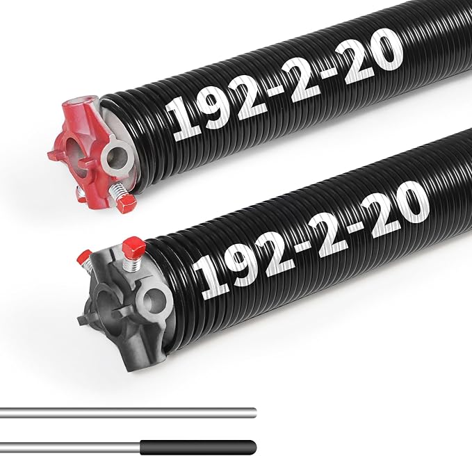Pair of 2"Garage Door Torsion Springs Set by Jecoupoon