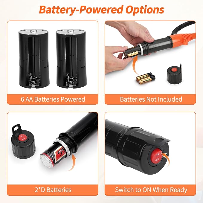 Portable Fuel Transfer Pump, Battery-Powered Siphon Pump - Image 5