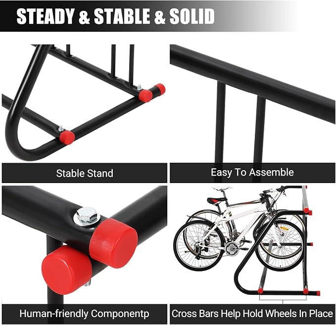 Commercial Grid Bike Rack for 5 Bikes - Image 3
