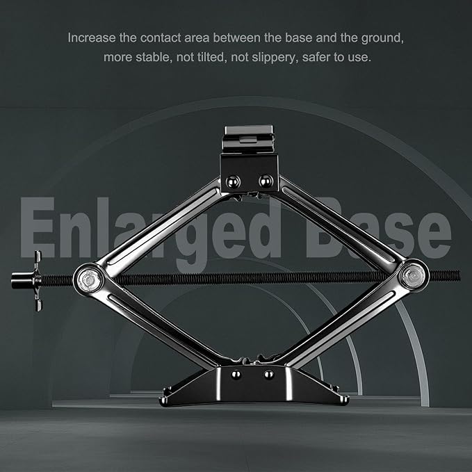 Scissor Jack, High-Strength Car Jack and Stand Kit - Image 6