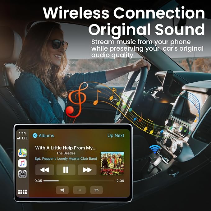 Wireless CarPlay Adapter, 2-in-1 Apple CarPlay & Android Auto Wireless Adapter - Image 9