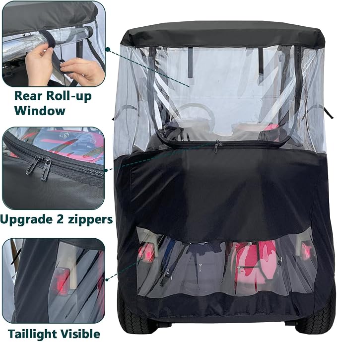 Golf Cart Enclosure 2 Passenger - Image 4