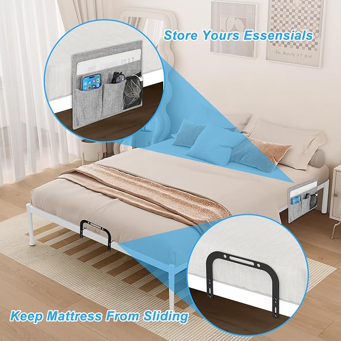 YUOROS Mattress Retainer Bar Keep Mattress Stopper from Sliding Slide Stopper - Image 3