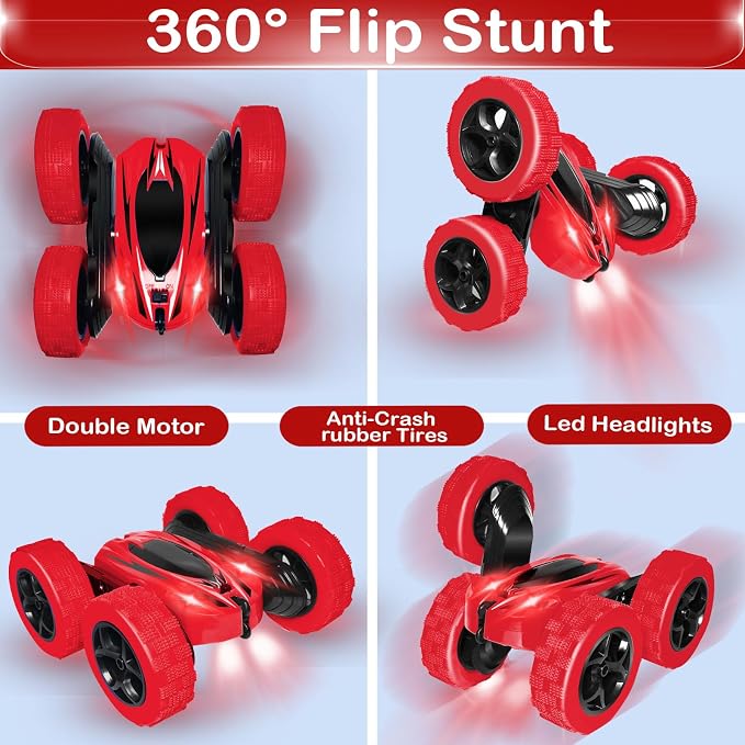 FREE TO FLY Rc Car Remote Control Toys: 4Wd Stunt Vehicle All Terrain - Image 2