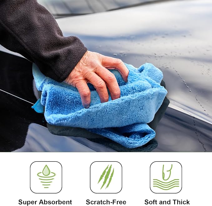 Shimeyao 30 Pcs Edgeless Microfiber Plush Towels - Image 4