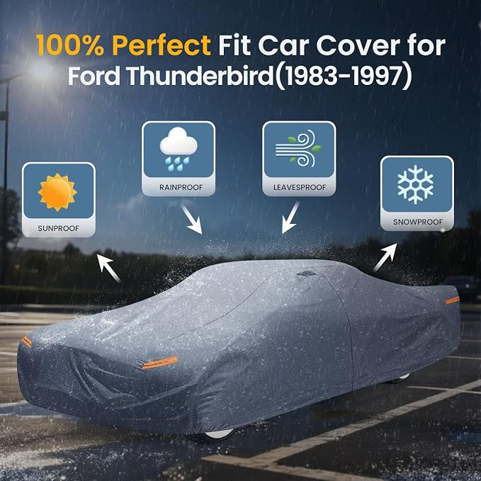 Waterproof Ford Thunderbird Car Cover - Image 3