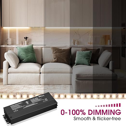 EMITEVER 288W Dimmable LED Driver, 24V 5-in-1 Dimmable Power Supply, 3-Channels - Image 4