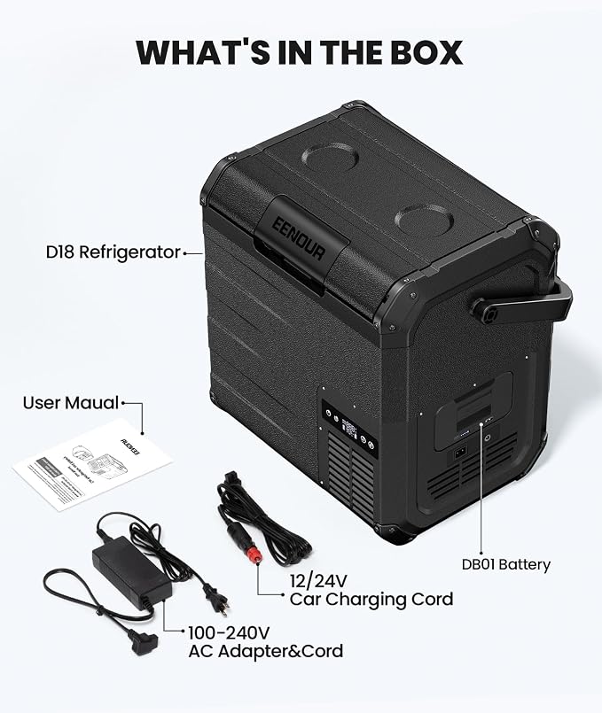 EENOUR D18 19Qt/18L 12V Car Refrigerator - Image 9