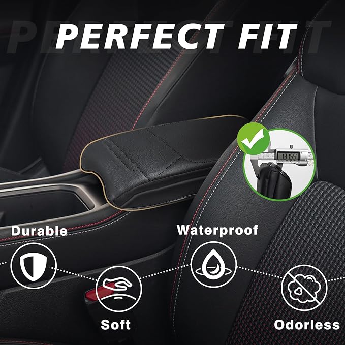 Muslogy Center Console Armrest Cover Compatible - Image 5