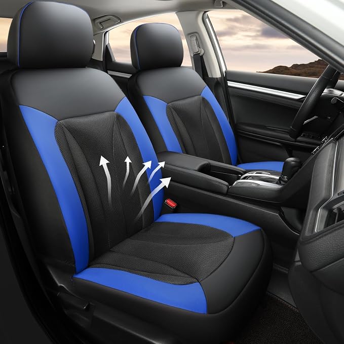 GIANT PANDA 2 Front Leather Car Seat Cover - Image 2