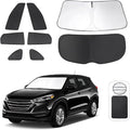 TINGLU Window Shades for Hyundai Tucson 2016-2021 Accessories Car Side Full by TINGLU
