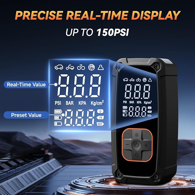 Tire Inflator Portable Air Compressor - Image 5