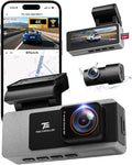 TECXLERON Dash Cam Front and Rear, 4K Dual Dash Cam, Dash Camera by TECXERLLON