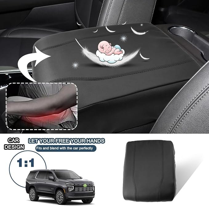 Ruiya 2025 Tahoe/Suburban Center Console Cover, - Image 7